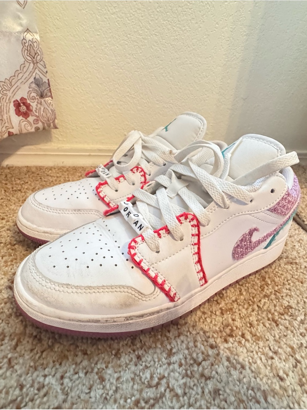 Air Jordan 1 Low SE GS knit
